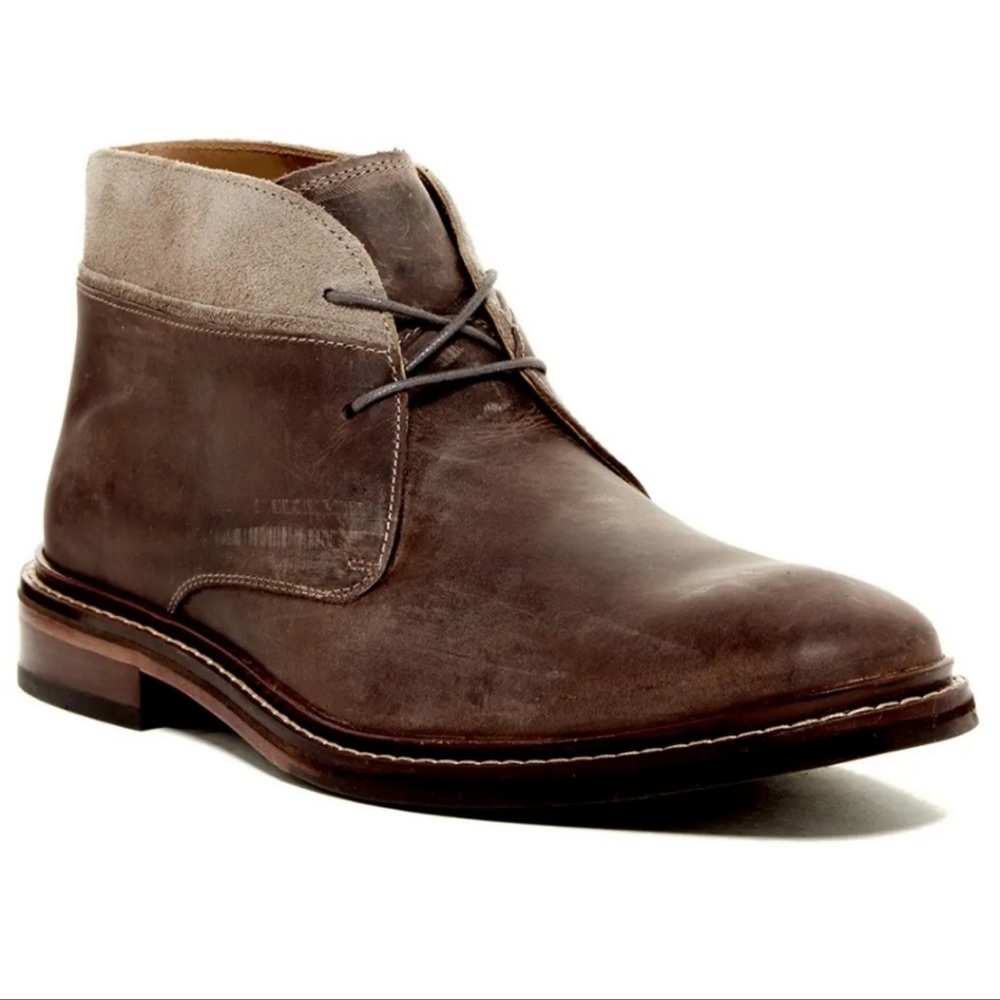 Cole Haan Benton Welt Chukka Boot in Driftwood Tumbled Leather